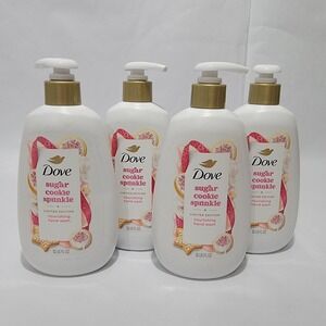 4pk Dove Sugar Cookie Sprinkle Limited Edition Nourishing Hand Wash 12oz Holiday